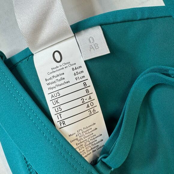 Zimmermann Triangle Bikini Top - Green NWT Size XS / O AB - Picture 6 of 6